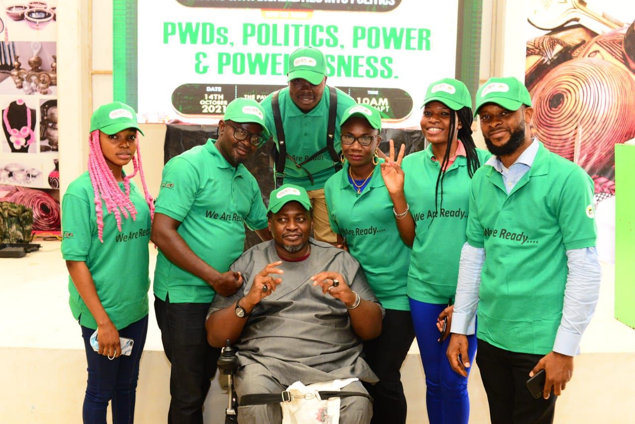 Our team at the PWDs, Politics, Power & Powerlessness event