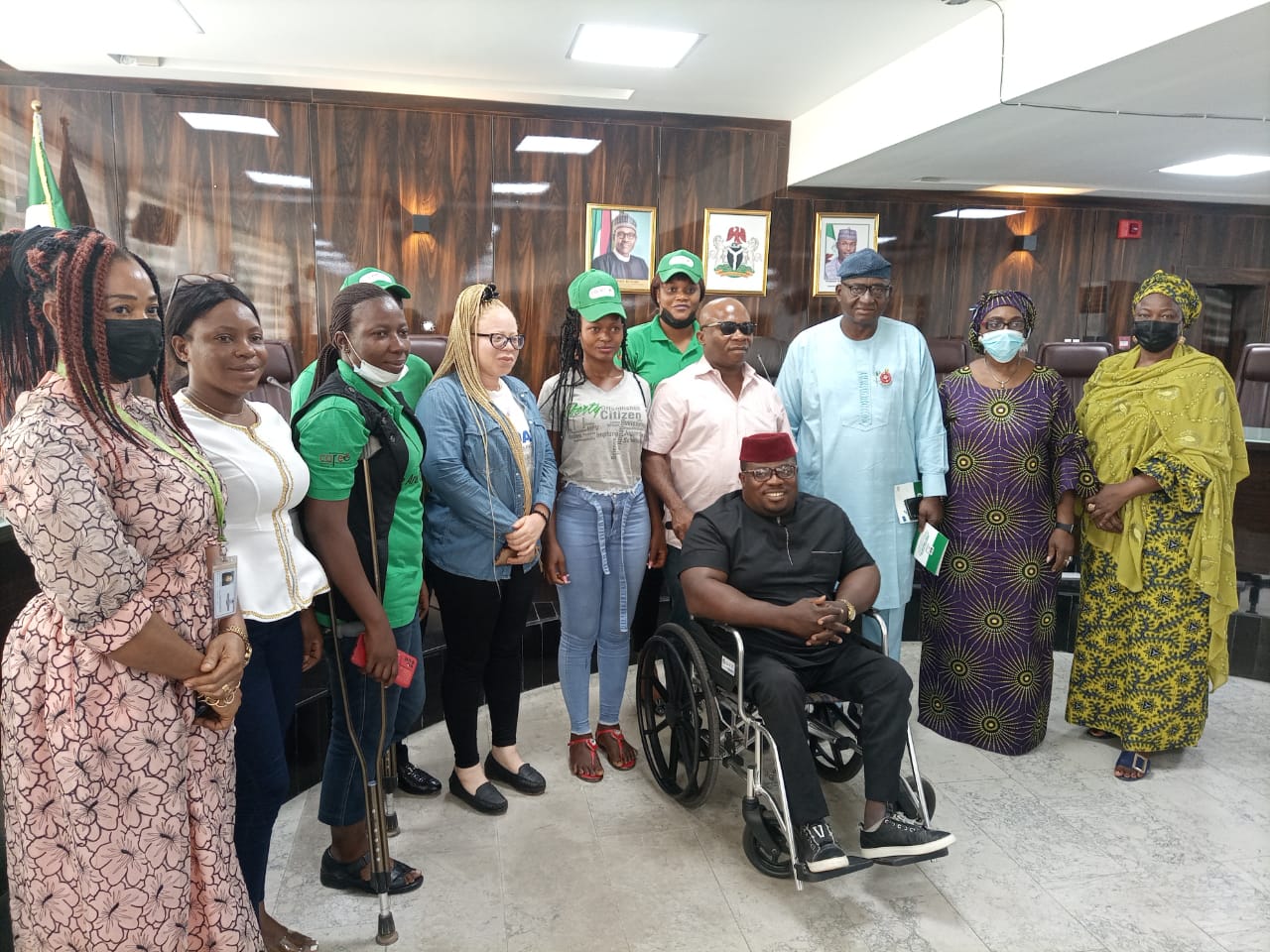 Photo: CARE-Nigeria visits INEC, advocates for early voting, transportation logistics for PWDs
